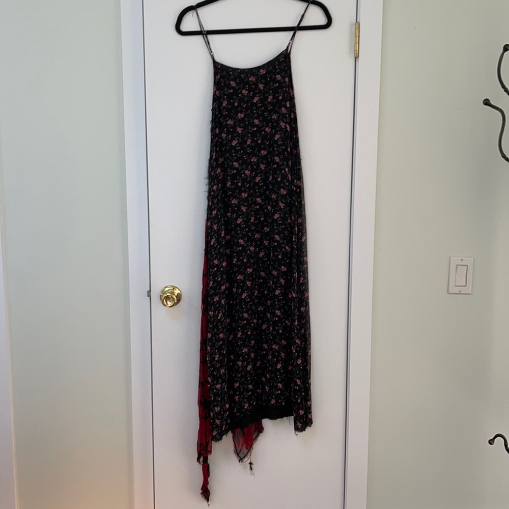 R13 Silk Black Floral Dress (For Barney’s)